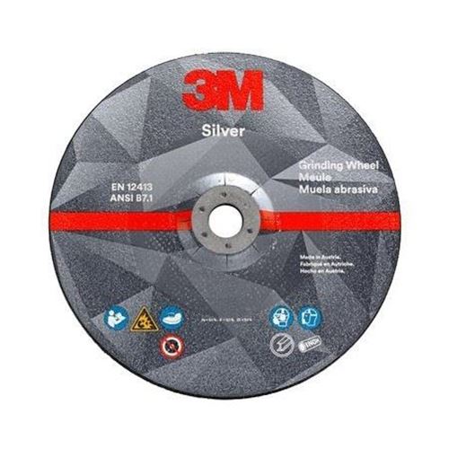Picture of 3M Silver Grinding Wheel - Type 27 (Depressed Centre)