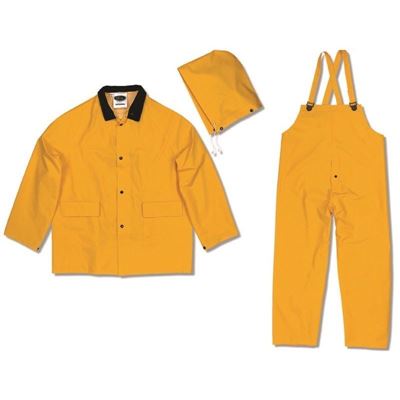 Picture of Viking® 35100 Series Yellow Open Road Light Industrial 3 Piece Rain Suit - X-Large