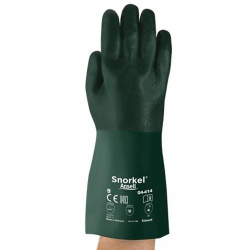 Picture of Ansell Snorkel® Oil and Chemical Resistant Premium PVC Gloves