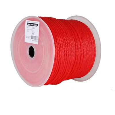 Picture of BBH Red Poly Hollow Braid Rope