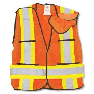 Picture of Big K BK101 Orange Universal Polyester Soft Mesh Safety Vests