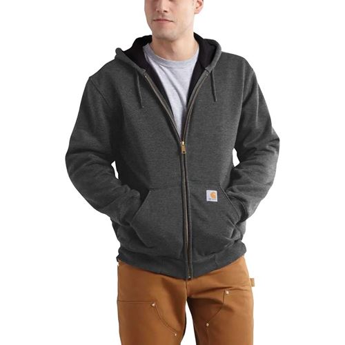 Picture of Carhartt Rain Defender® Carbon Heather Rutland Thermal-Lined Hoodie