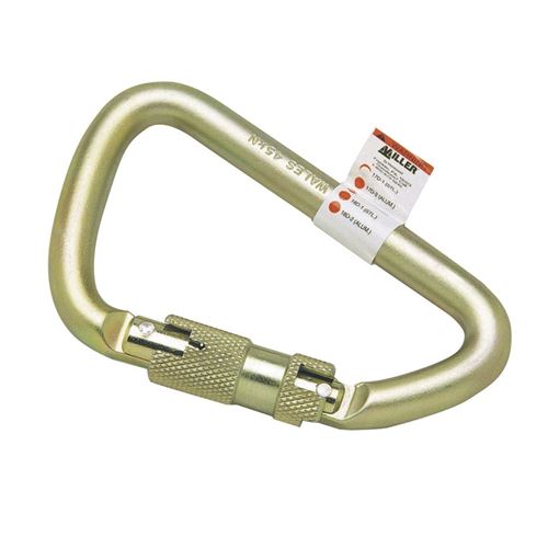 Picture of Miller 17D-1 Steel Carabiner with Twist Lock Gate