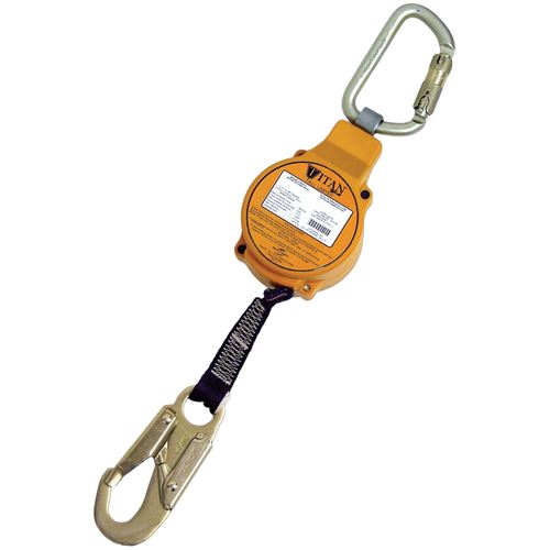 Picture of Miller 11' Titan™ Fall Limiter with Twist-Lock Carabiner & Locking Snap Hook