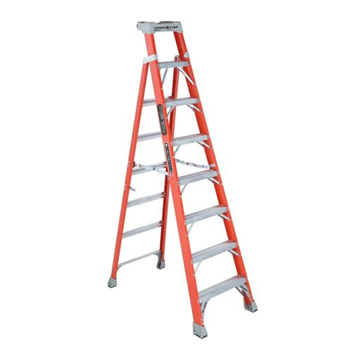 Picture of Louisville Cross Step FXS1500 Extra Heavy Duty Fibreglass Step-to-Shelf Ladder