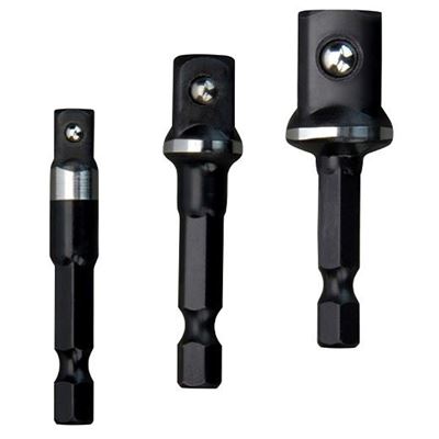 Picture of Milwaukee® 3 Piece SHOCKWAVE™ Impact Hex Shank Socket Adapter Set