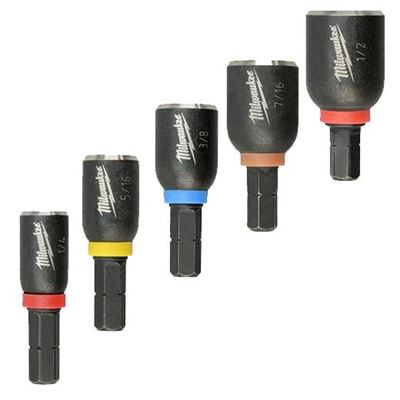 Picture of Milwaukee® 5 Piece SHOCKWAVE™ Insert Nut Driver Set
