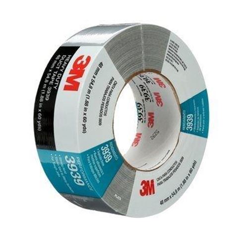 Picture of 3M 3939 Series Silver Utility Duct Tape - 2" x 60 yd