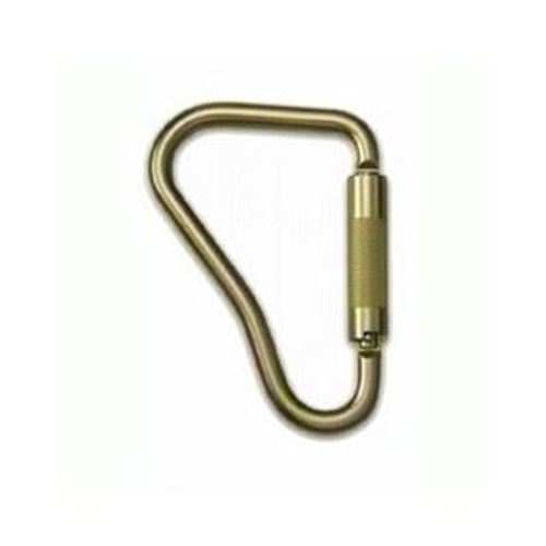 Picture of N-265G Alloy Steel Oversized Rebar Carabiner with Twist Lock Gate
