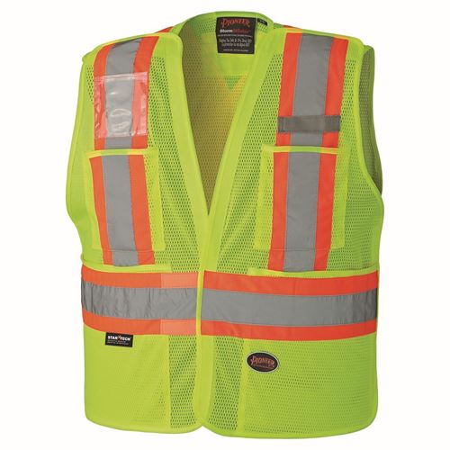 Picture of Pioneer Hi-Viz Lime Safety Tear-Away Vest
