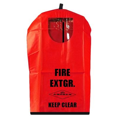 Picture of Vinyl Fire Extinguisher Cover with Window for 10 lbs. Extinguisher