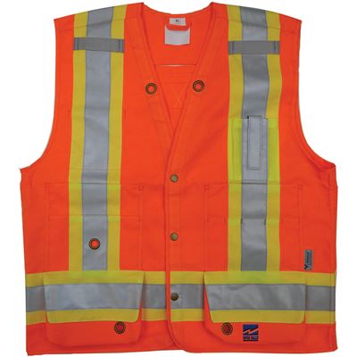 Picture of Viking® 6165 Series Orange Open Road® Surveyor Vest