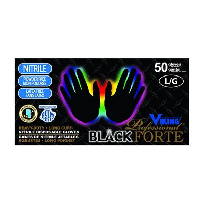 Picture of Viking® Professional® Black Forte™ Disposable Nitrile Gloves