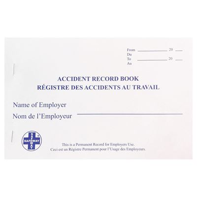 Picture of Accident Record Book